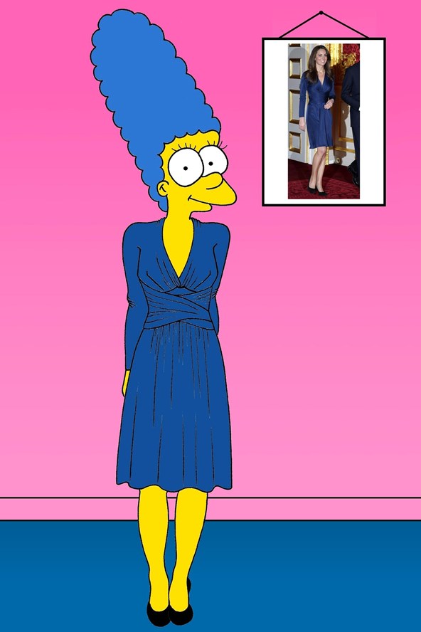 Мардж Симпсон появилась на страницах журнала Vogue.